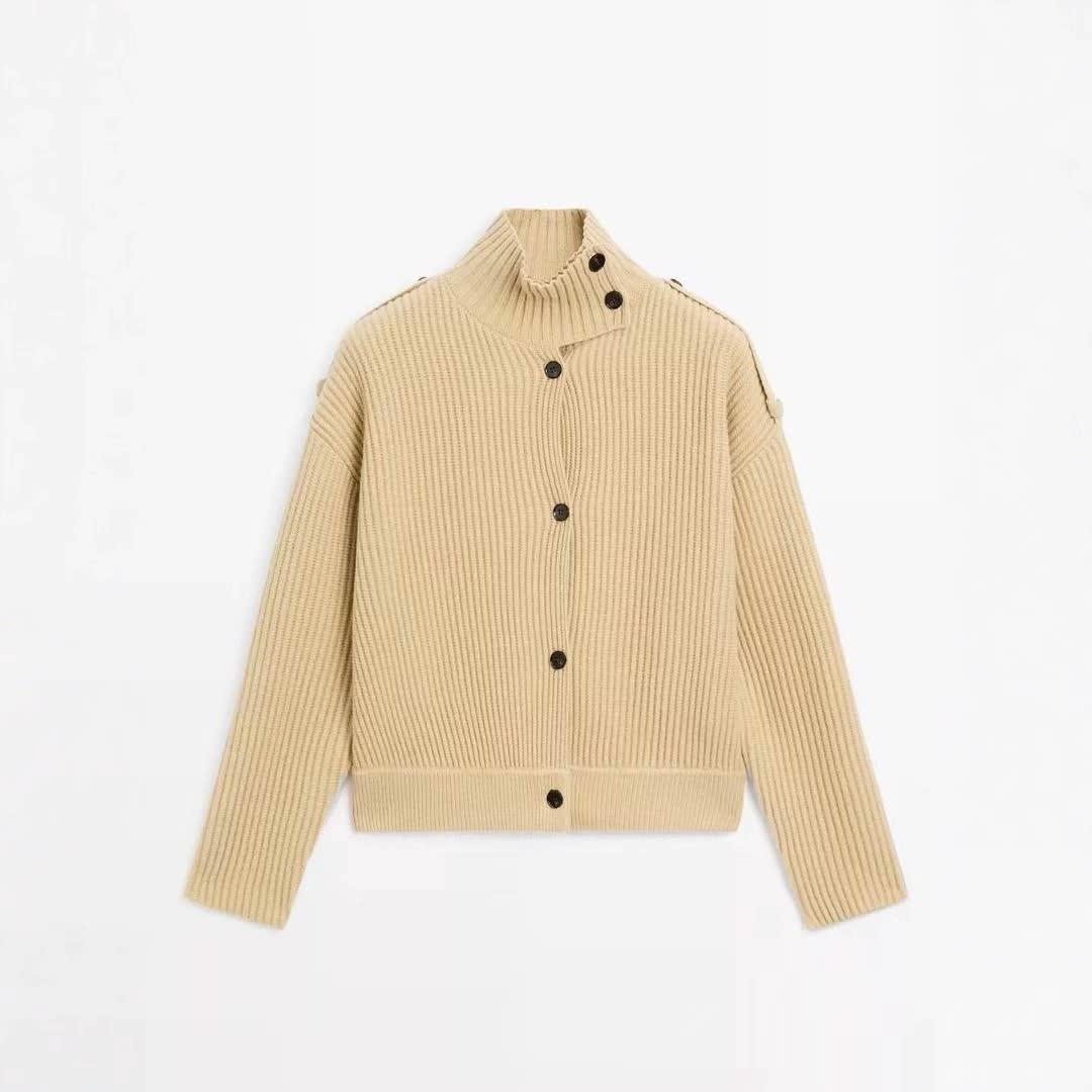 Teddy-Jacke Beige - Vorne